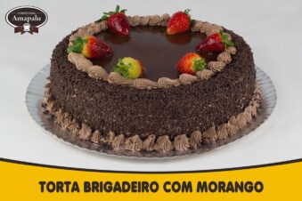 Torta Brigadeiro com Morango