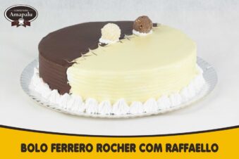 Bolo Ferrero Rocher com Raffaello