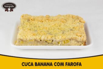 Cuca Banana com Farofa