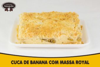 Cuca de Banana com Massa Royal