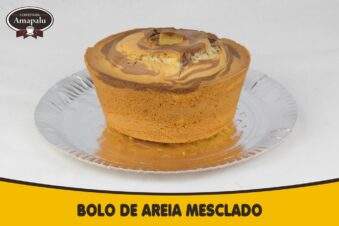 Bolo de Areia Mesclado