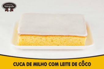 Cuca de Milho com Leite de Côco