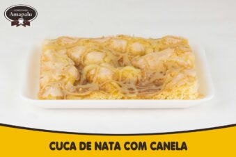 Cuca de Nata com Canela