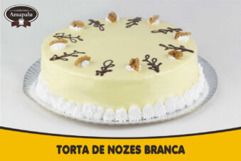 Torta de Nozes Branca